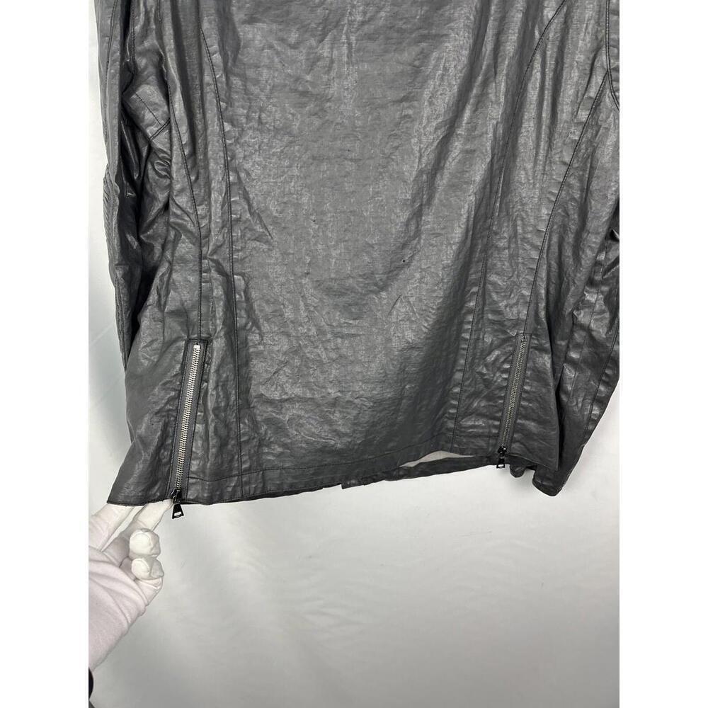 John Varvatos Snap Front Motocross Linen Jacket Black Size 50 EU, 40 US - Picture 5 of 13
